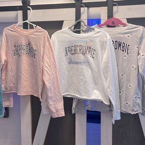 Abercrombie kids long sleeve girls shirts size 7/8
